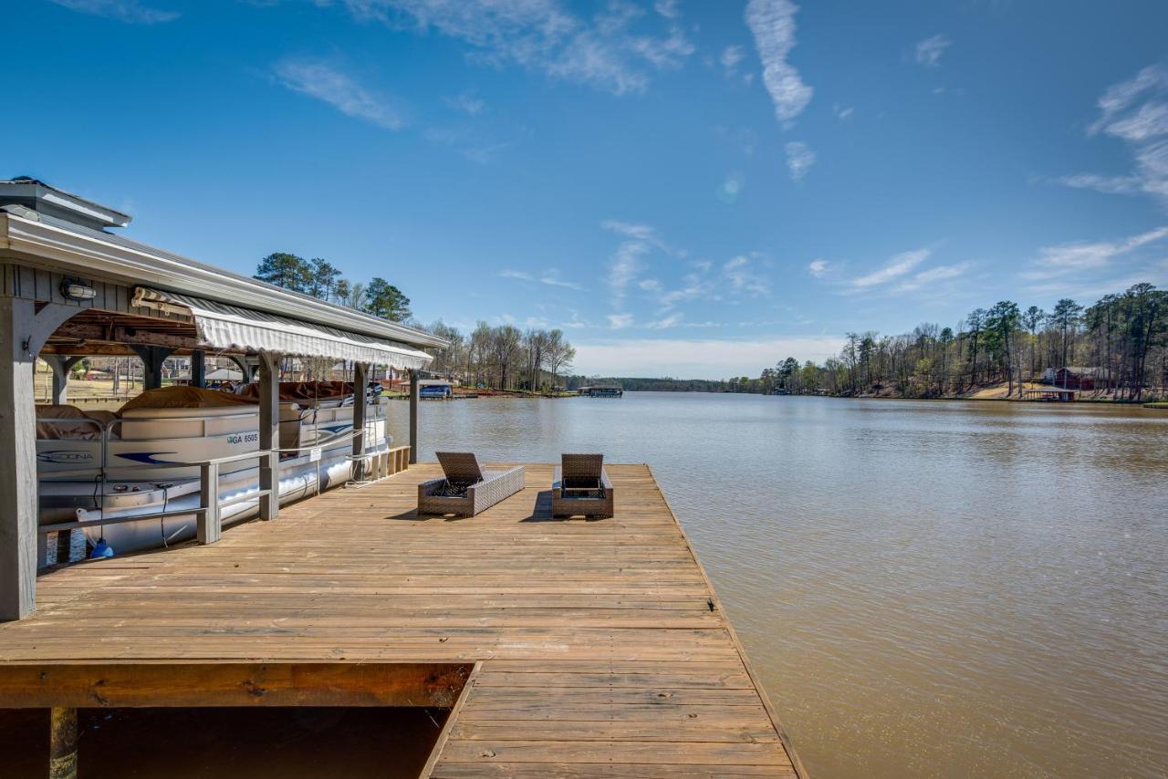 Quiet Lakefront Eatonton House With Boat Dock! Villa Eksteriør bilde